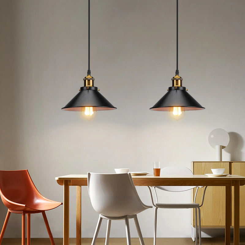 Axyaa Retro Industrial Pendant Light Chandelier for Home Living Room