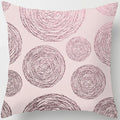 Axyaa Gold Geometric Flow Elements Pillow Case Cover Home Decor Accessories