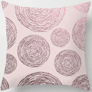 Axyaa Gold Geometric Flow Elements Pillow Case Cover Home Decor Accessories