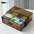 Axyaa Family Medicine Organizer Box Acrylic First Aid Storage Large Capacity Home Organizer