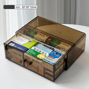 Axyaa Family Medicine Organizer Box Acrylic First Aid Storage Large Capacity Home Organizer