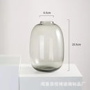 Axyaa Glass Hydroponic Vase Small Mouth Decorative Dried Flower Arrangement Craft