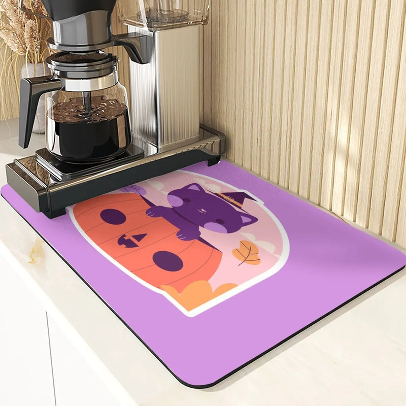 Axyaa Halloween Pumpkin Table Mouse Pad Set