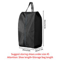 Axyaa Oxford Shoe Storage Bag Waterproof Nylon Zipper Organizer for Men and Women