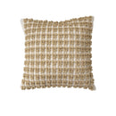 Axyaa Boho Knot Cotton Woven Cushion Cover for Home Decoration in Thick Texture