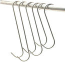 Axya Stainless Steel S Hooks for Roast Meat, Chicken Wings, and Bacon