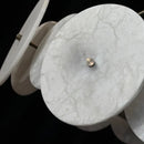 Axyaa Marble Pendant Light with Gold Brass Finish for Home, Hotel, and Bar Decor