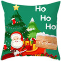 Axyaa Christmas Cushion Cover 45x45cm Snowman Santa Noel Navidad Happy New Year