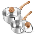 Axyaa Stainless Steel Saucepan with Bakelite Handle
