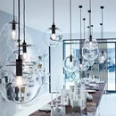 Axyaa Nordic Glass Pendant Lights: Modern, Vintage, Industrial Hanging Lamp