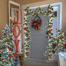 Axyaa Holly Berry Vine LED Christmas Ornaments