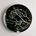 Axyaa Sakura Set Plate Black White Wall Decoration Hanging Plate Coffee Living Room
