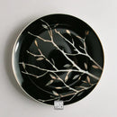 Axyaa Sakura Set Plate Black White Wall Decoration Hanging Plate Coffee Living Room