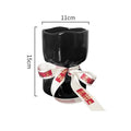 Axyaa Ceramic Flower Bouquet Vase Desk Decoration for Room Aesthetic Decor