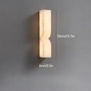 Axyaa Marble Accent Wall Sconce for Elegant Living Spaces