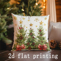 Axyaa Christmas Cardinals & Wreath Pillow Covers - Stylish Cushion Cover