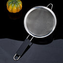 Axyaa Stainless Steel Flour Sifter with Handle - Kitchen Strainer Gadget