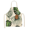 Axyaa Green Plant Style Apron for Adults and Kids