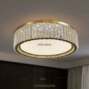 Axyaa Crystal Ceiling Lamp: Elegant Nordic Light Luxury for Home Decor & LED Lighting