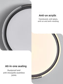 Axyaa LED Round Ceiling Lamp for Bedroom, Living Room, Study, Hotel - Acrylic Chandelier Lighting