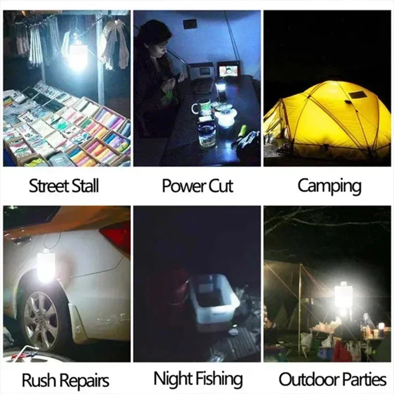 Axyaa Solar Camping Light Bulb: Portable LED Lantern for Outdoor, Hiking, and Emergencies