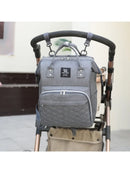 Axyaa Diaper Backpack with Changing Mat | Large Capacity Baby Stroller Bag