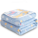Axyaa 6-Layer Cotton Duvet & Chiffon Towel Set for Adults & Children