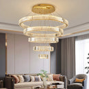 Axyaa Crystal Chandelier Pendant Light for Living and Dining Room Lighting