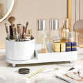 Axyaa Large Makeup Organizer: 360° Rotating Capacity for Vanity, Bathroom, Desk Storage