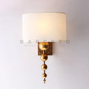 Axyaa Vintage Luxury Gold Wrought Iron Wall Sconce Industrial Lights