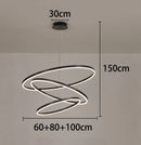 Axyaa Living Room LED Chandeliers Ceiling Lamp Hanging Lights
