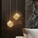 Axyaa Crystal Pendant Light: Luxury Grand Chandelier for Villa Loft Duplex