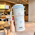 Axyaa Stainless Steel Vacuum Tumbler with Straw for Hot and Cold Drinks