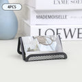 Axyaa Mesh Business Card Holder Stand Desktop Display Organizer 12 Pack Black