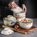 Axyaa Ceramic Soup & Ramen Bowl Set - Restaurant Tableware