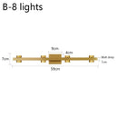 Axyaa Copper Wall Lamp Living Room Bedroom Mirror Headlight Modern Hotel Background Decor