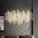 Luxury French Crystal Pendant Lights for Bedroom and Living Room by Axyaa