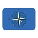 Axyaa Nautical Compass Anchor Rudder Printed Small Non-slip Doormat