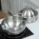 Axya 316 Stainless Steel Soup Pot Steamer for Electromagnetic Furnace, Hot Apple Pot