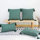 Axyaa Linen Pillow Covers 45x45cm Super Soft Decorative Cushion for Living Room