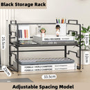 Axyaa Metal Foldable File Rack - Multi-Layer Desktop File Storage Box