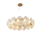 Axyaa Luxury Glass Crystal Chandelier for Living Room, Bedroom, and Study
