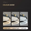 Axyaa Modern Minimalist Salon LED Chandelier for Bedroom, Living Room, Dining