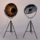 Axyaa Nordic Fabric Lampshade Floor Lamp - Modern LED Light for Home Decor