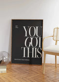 Axyaa Uplifting Quotes Canvas Wall Art for Modern Home Decor