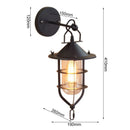 Axyaa Vintage Farmhouse Wall Sconce for Indoor Lighting in Restaurants and Bars