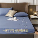 Axyaa Waterproof Fitted Sheet Mattress Cover, Breathable Dust Cover - 1 Piece