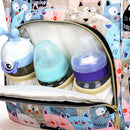 Axyaa Baby Stroller Storage Bag: Diaper Holder, Bottle Holder, Thermos Pocket