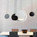 Axyaa Moon Crescent LED Chandelier for Dining Room and Kitchen Island