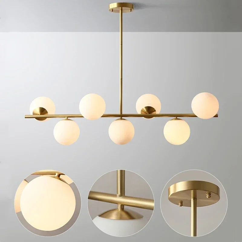 Axya Glass Chandelier Pendant for Home Lighting